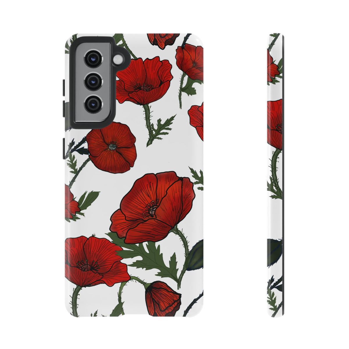 Poppy Field Samsung Galaxy Tough Cases