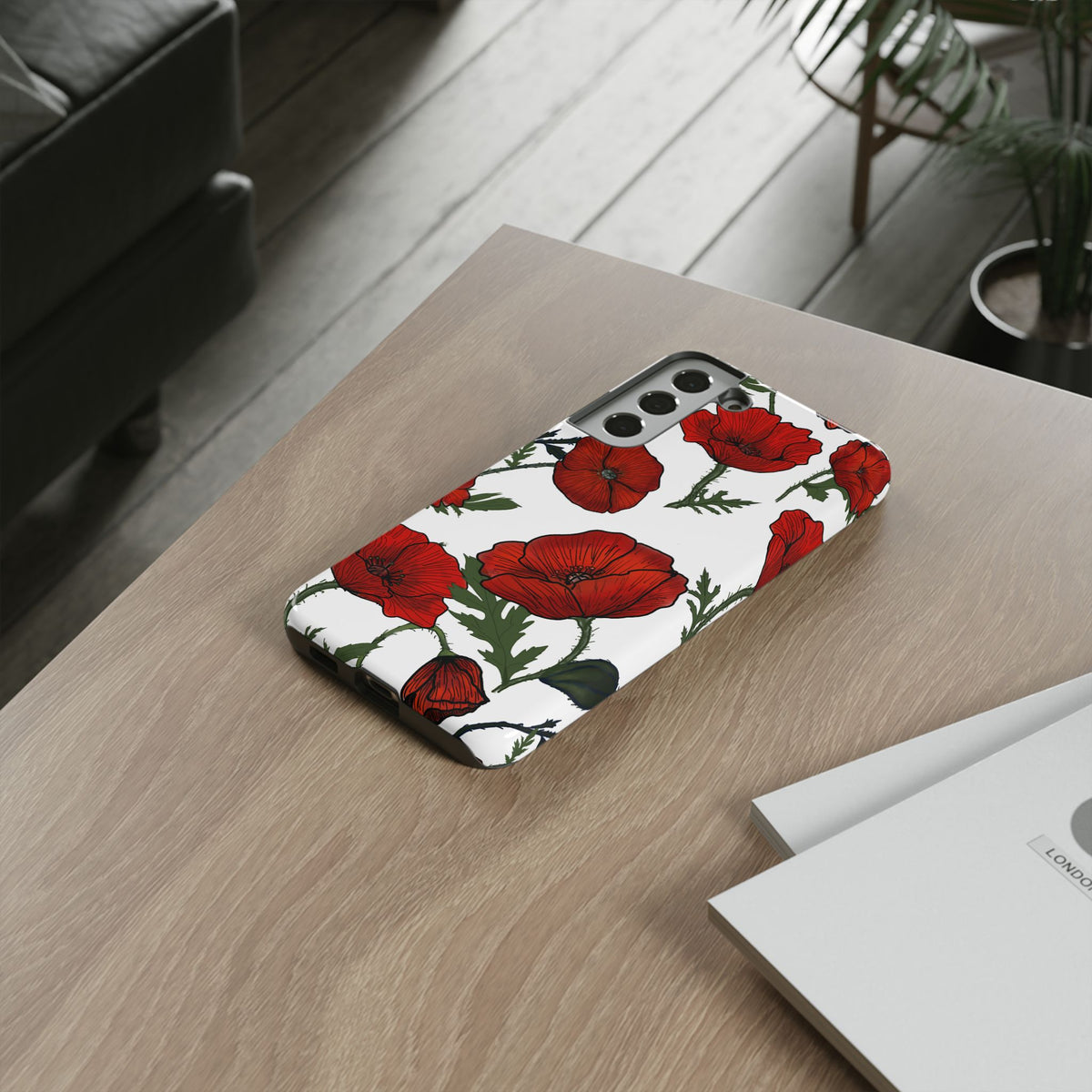 Poppy Field Samsung Galaxy Tough Cases