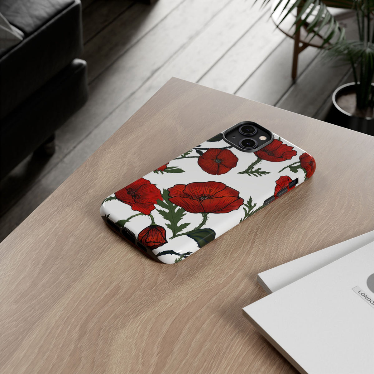 Poppy Field iPhone Tough Cases
