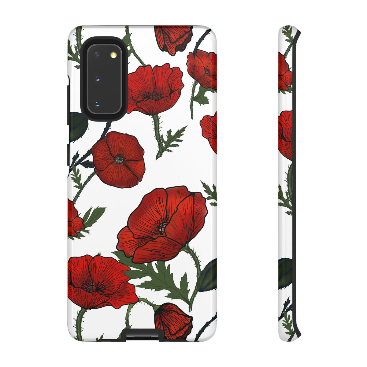 Poppy Field Samsung Galaxy Tough Cases