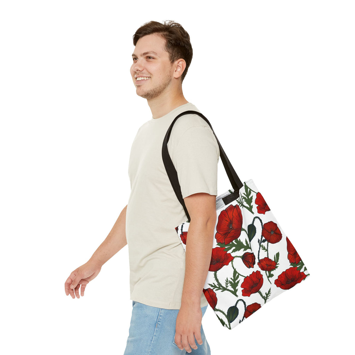 Poppy Field Tote Bag