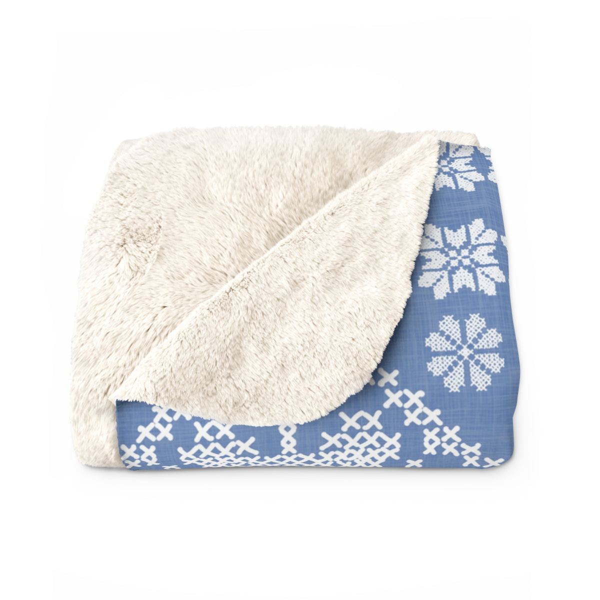 Tatreez Sherpa Fleece Blanket