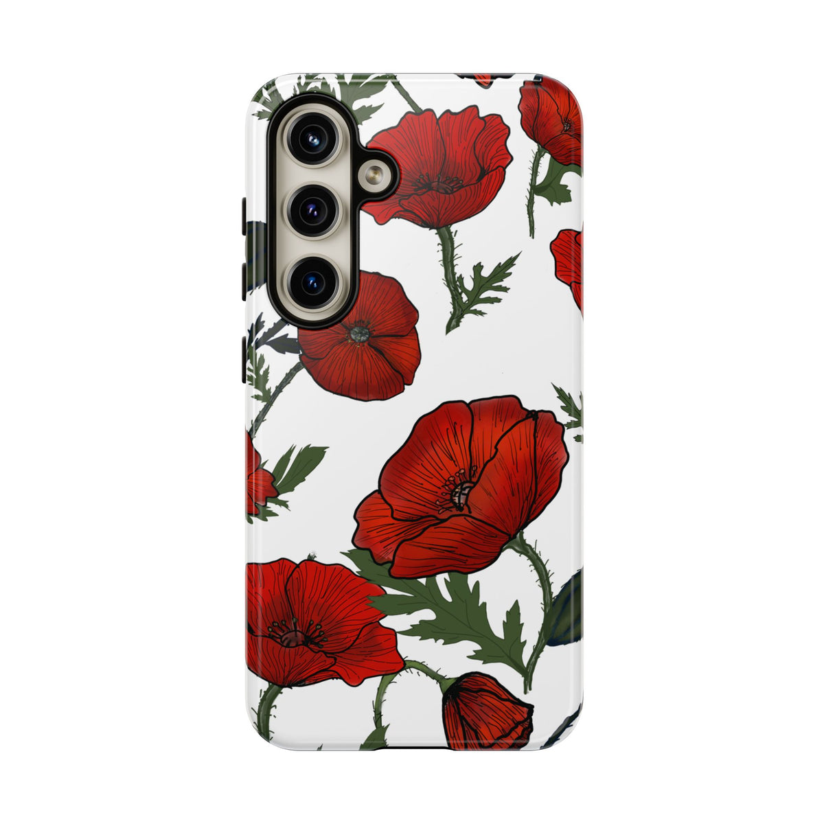 Poppy Field Samsung Galaxy Tough Cases