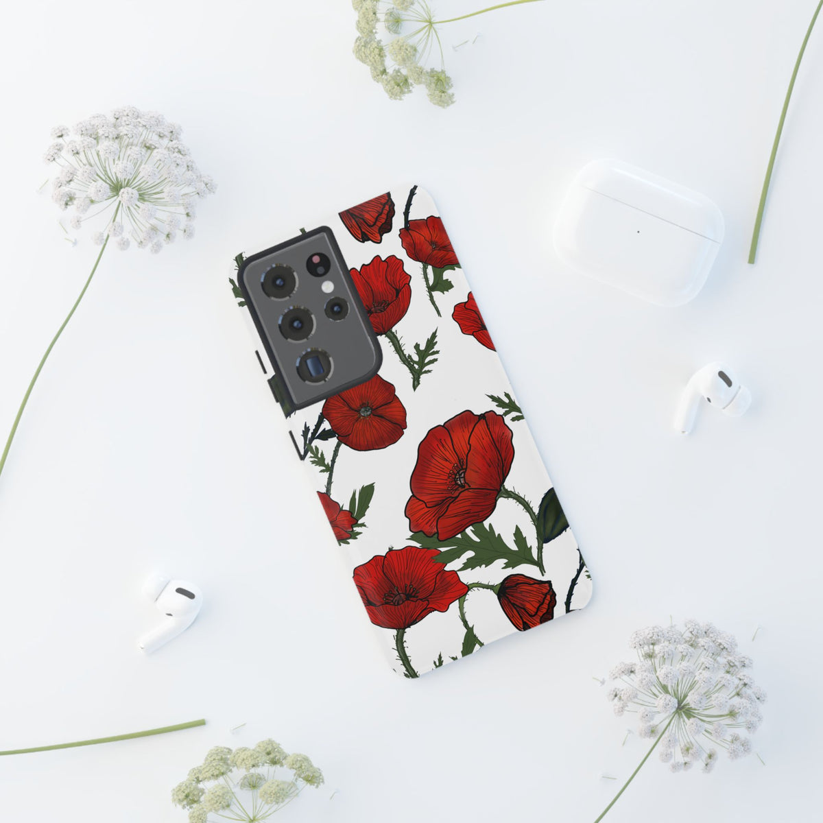Poppy Field Samsung Galaxy Tough Cases