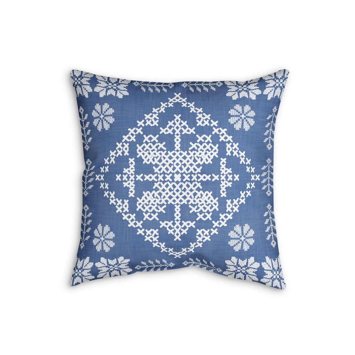 Tatreez Faux Linen Pillow