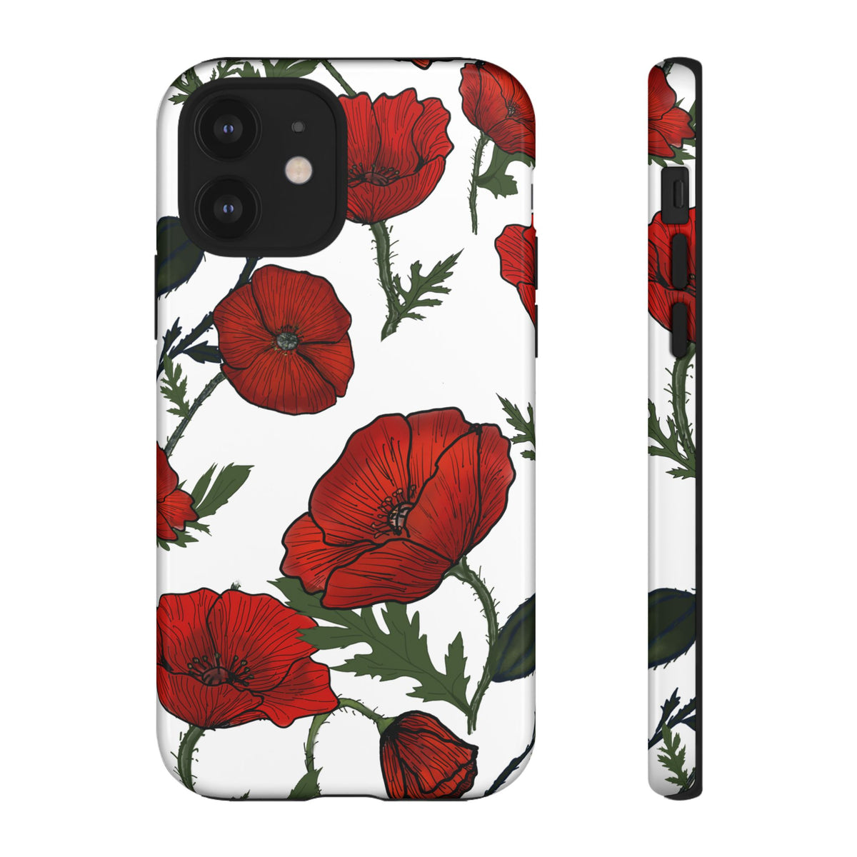 Poppy Field iPhone Tough Cases
