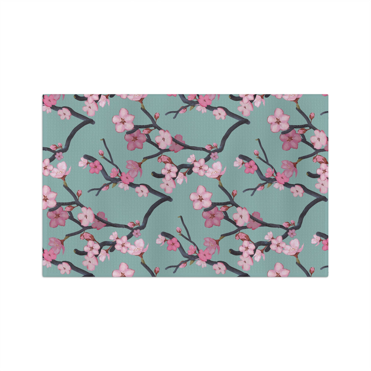 Cherry Blossom Microfiber Tea Towel