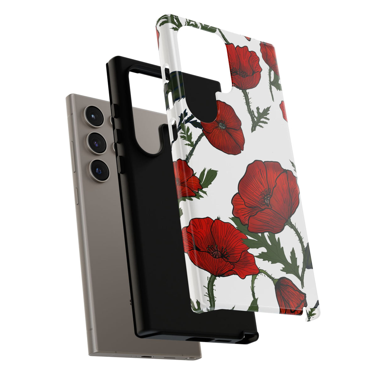 Poppy Field Samsung Galaxy Tough Cases