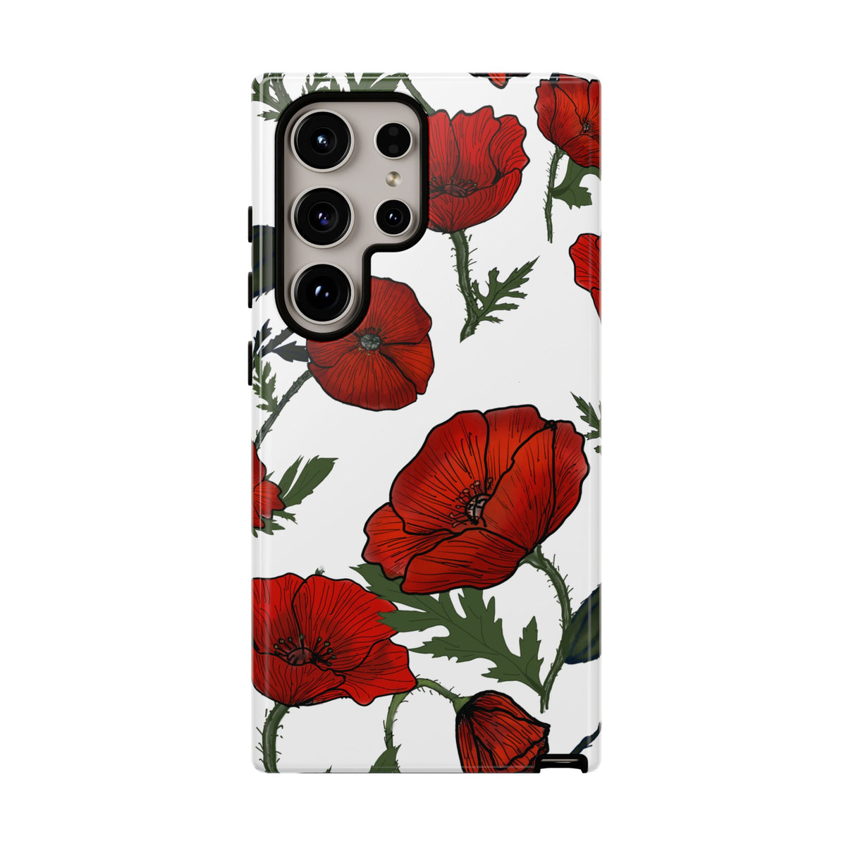 Poppy Field Samsung Galaxy Tough Cases