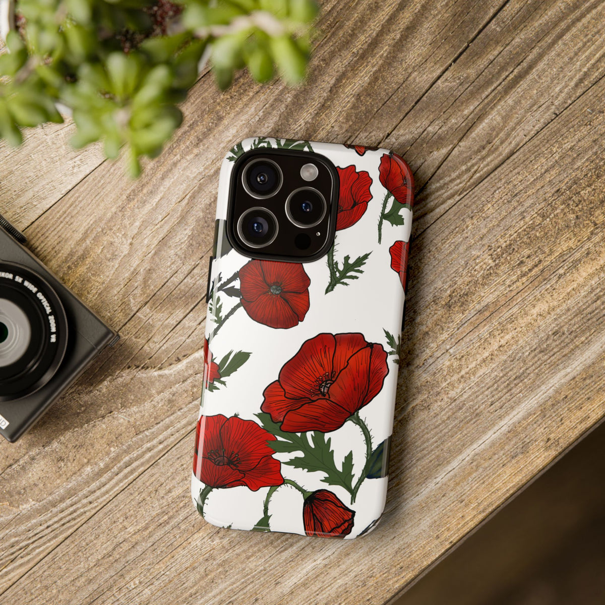 Poppy Field iPhone Tough Cases