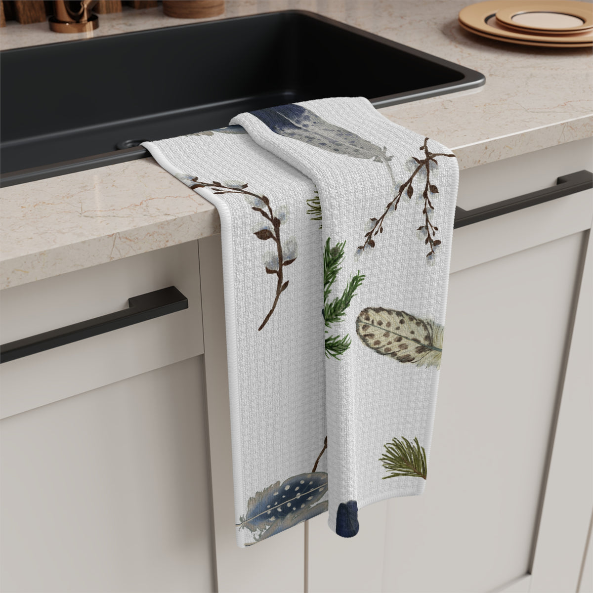Forest Floor Microfiber Tea Towel