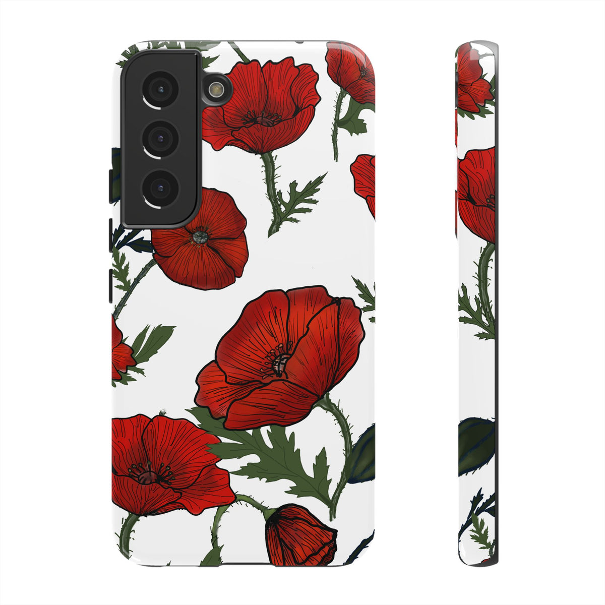 Poppy Field Samsung Galaxy Tough Cases