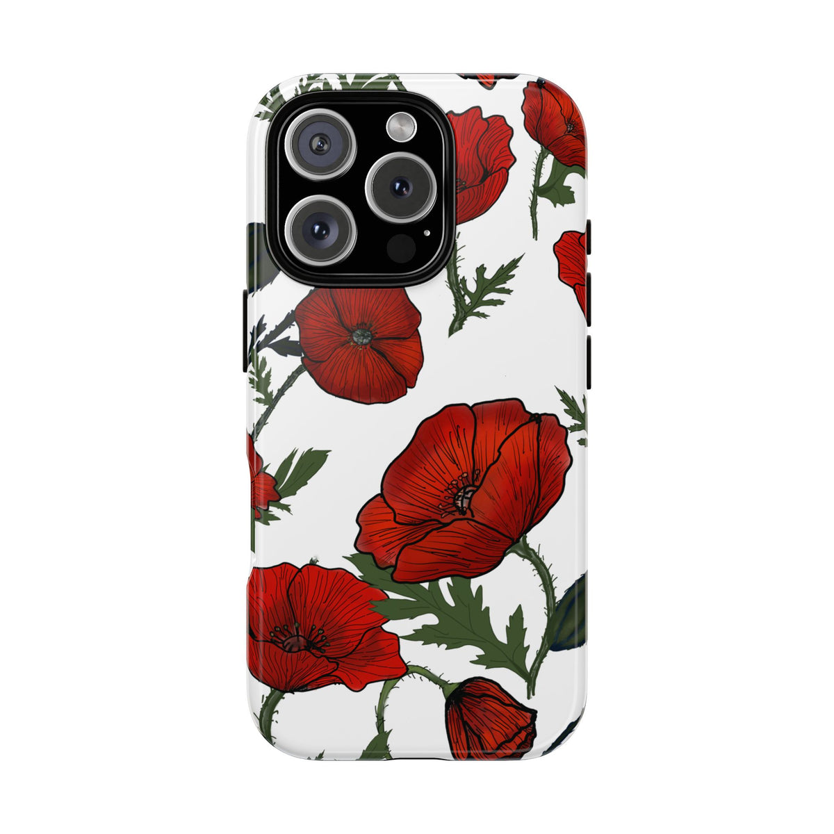 Poppy Field iPhone Tough Cases