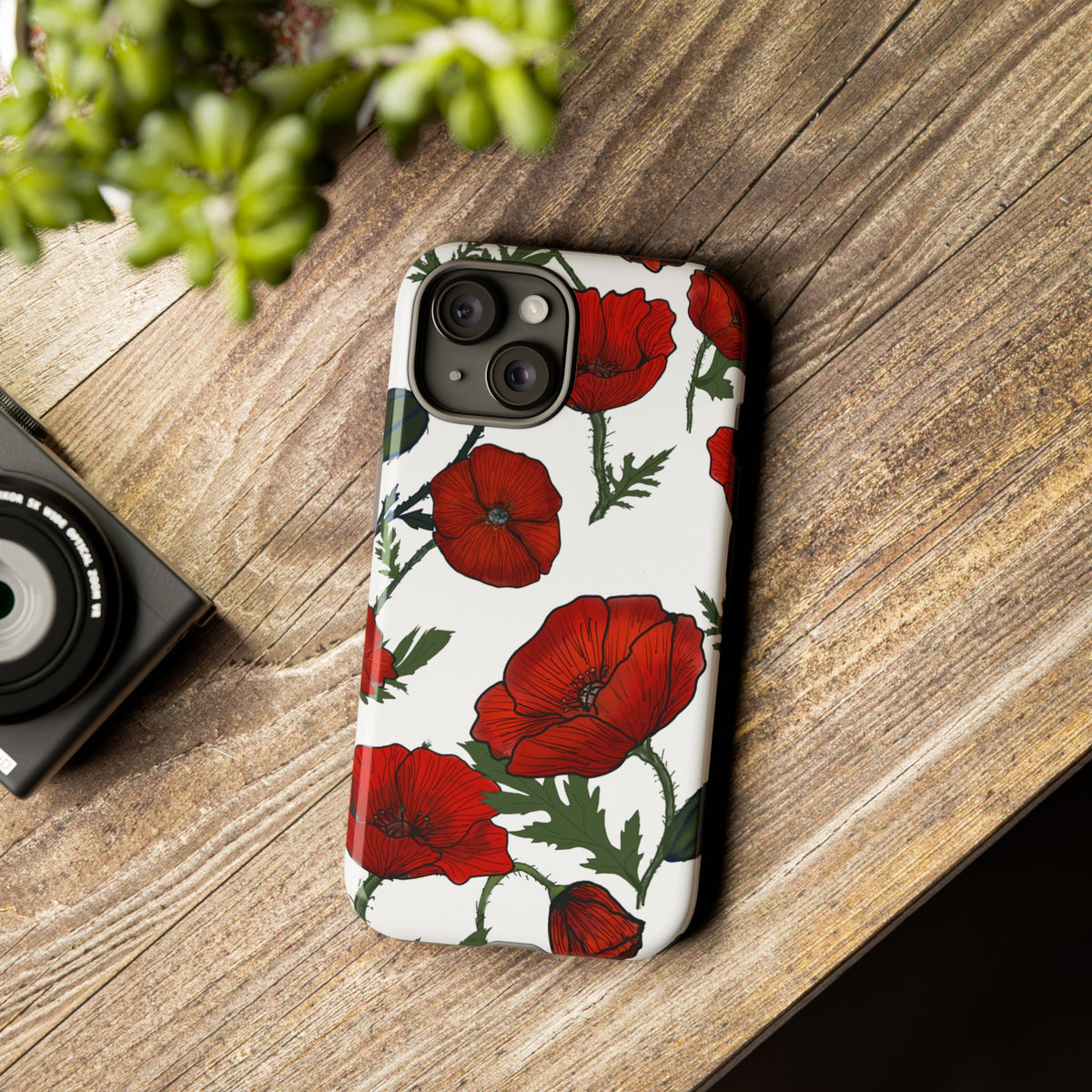 Poppy Field iPhone Tough Cases