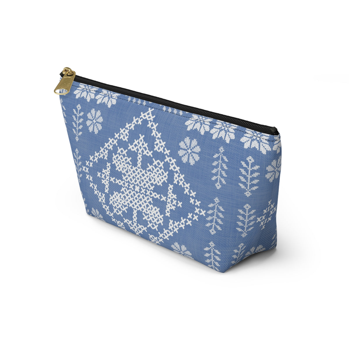 Tatreez Inspired Accessory Bag w T-bottom