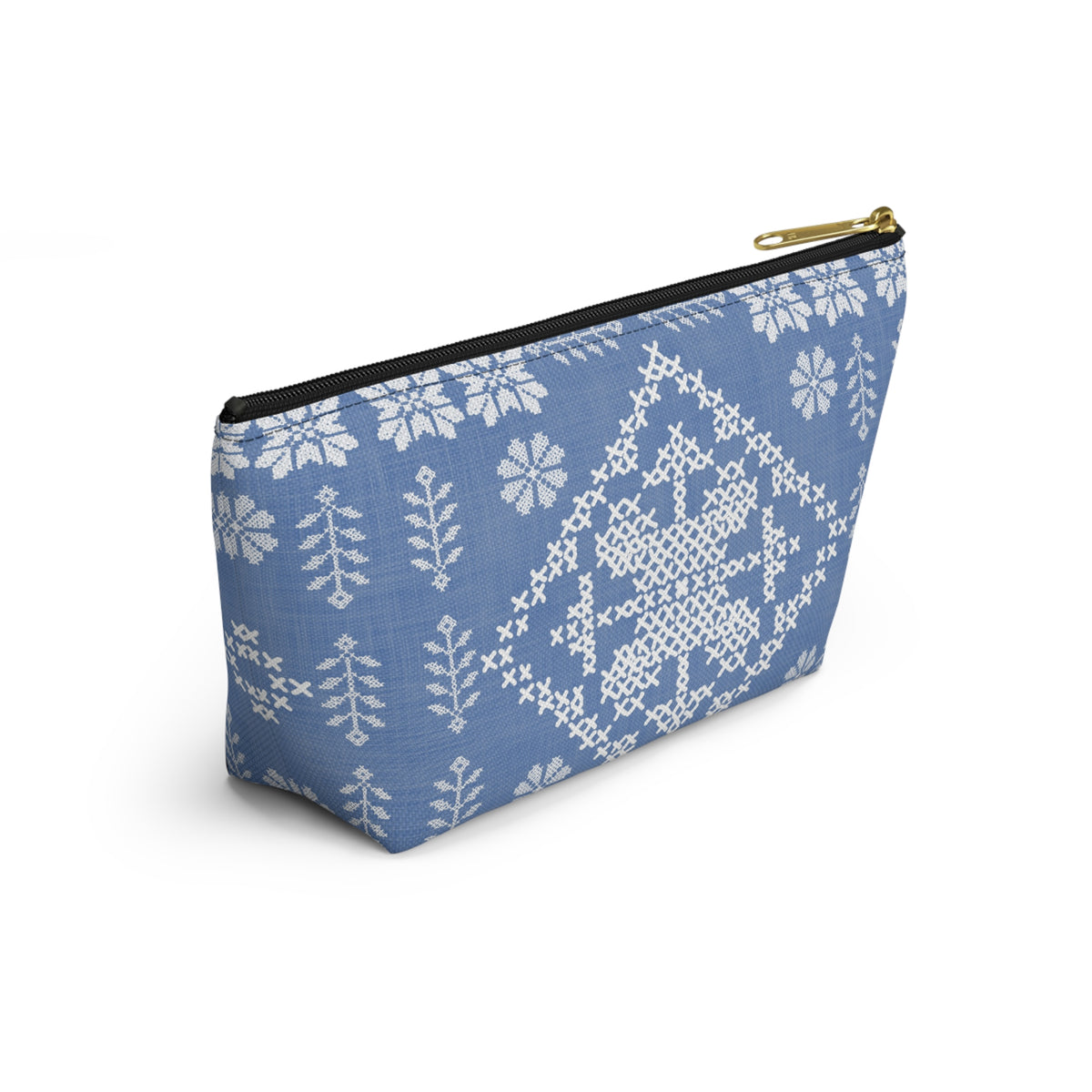Tatreez Inspired Accessory Bag w T-bottom