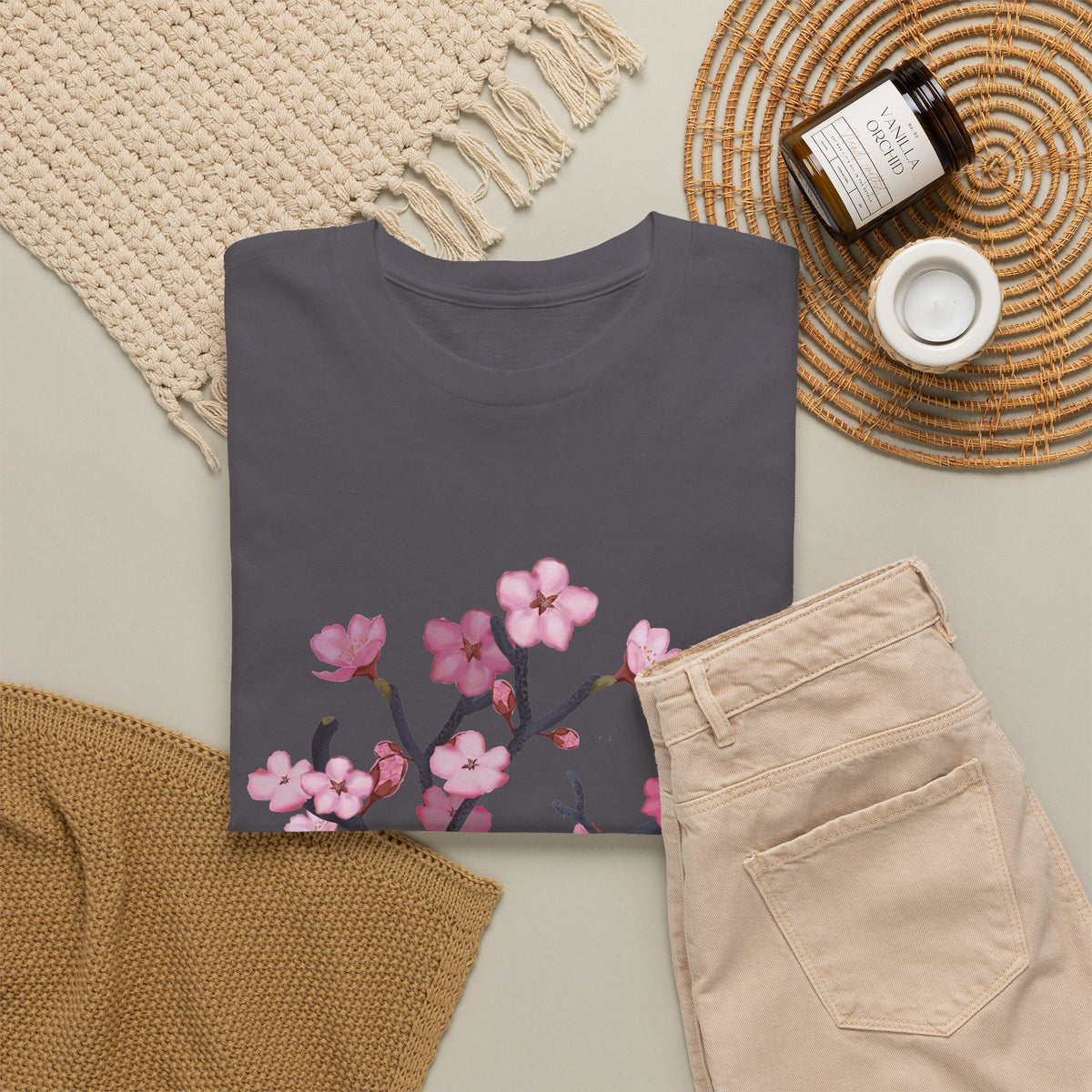 Cherry blossom Unisex Heavy Cotton Tee