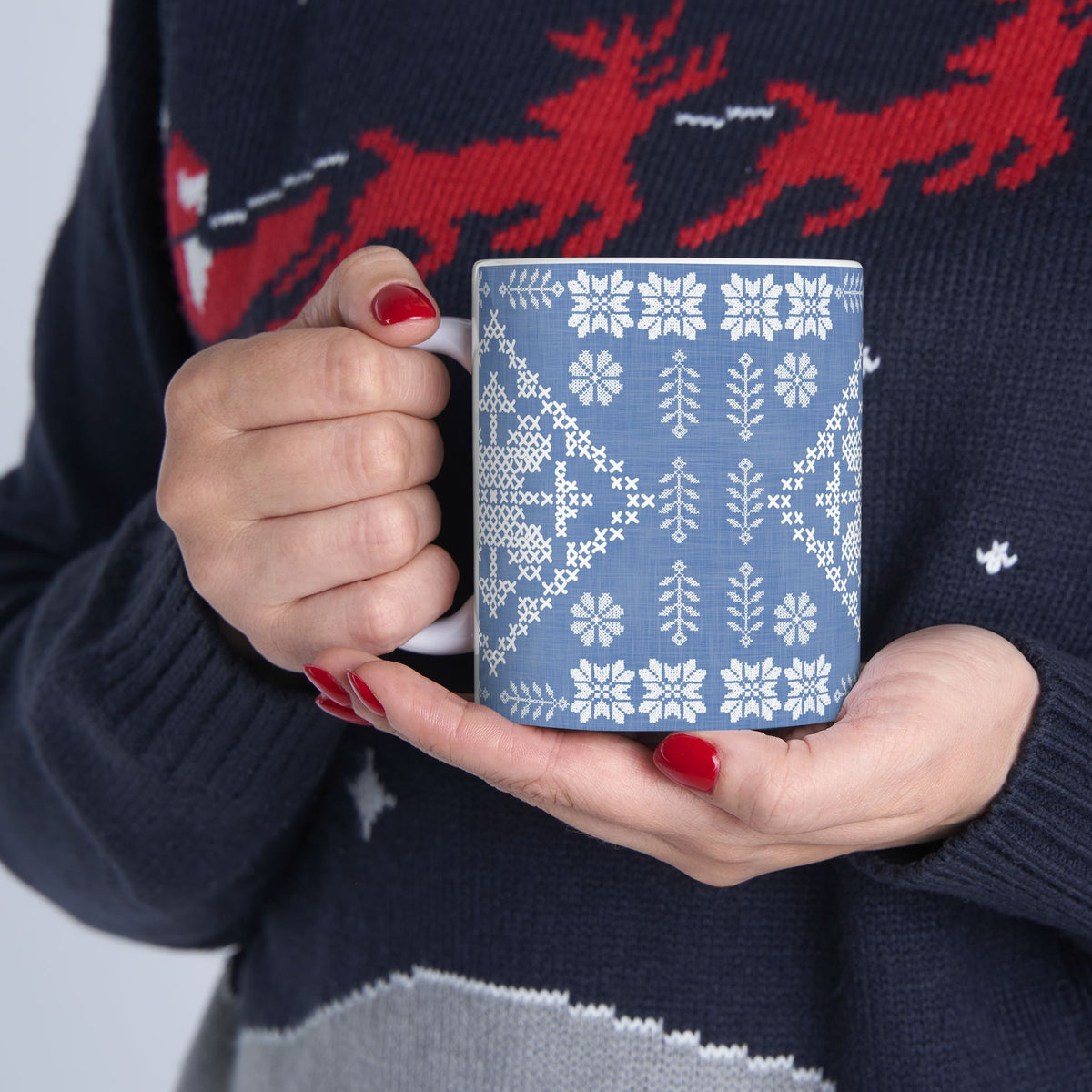 Tatreez  Ceramic Mug, (11oz, 15oz)