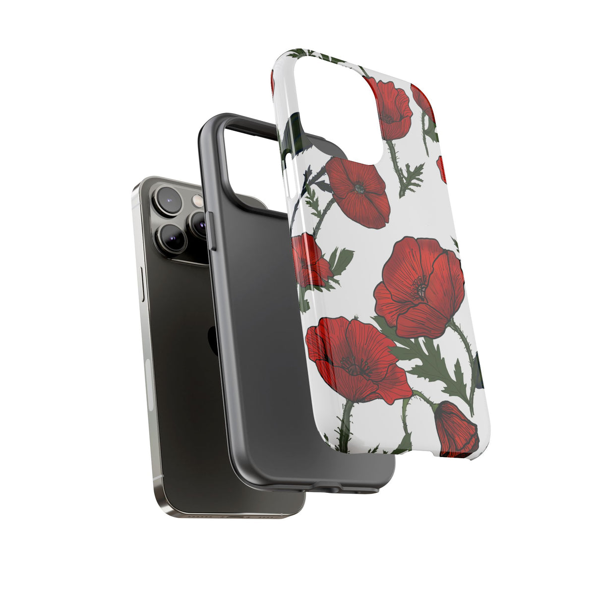 Poppy Field iPhone Tough Cases