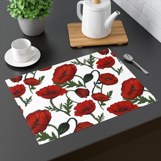 Poppy Field Placemat, 1pc