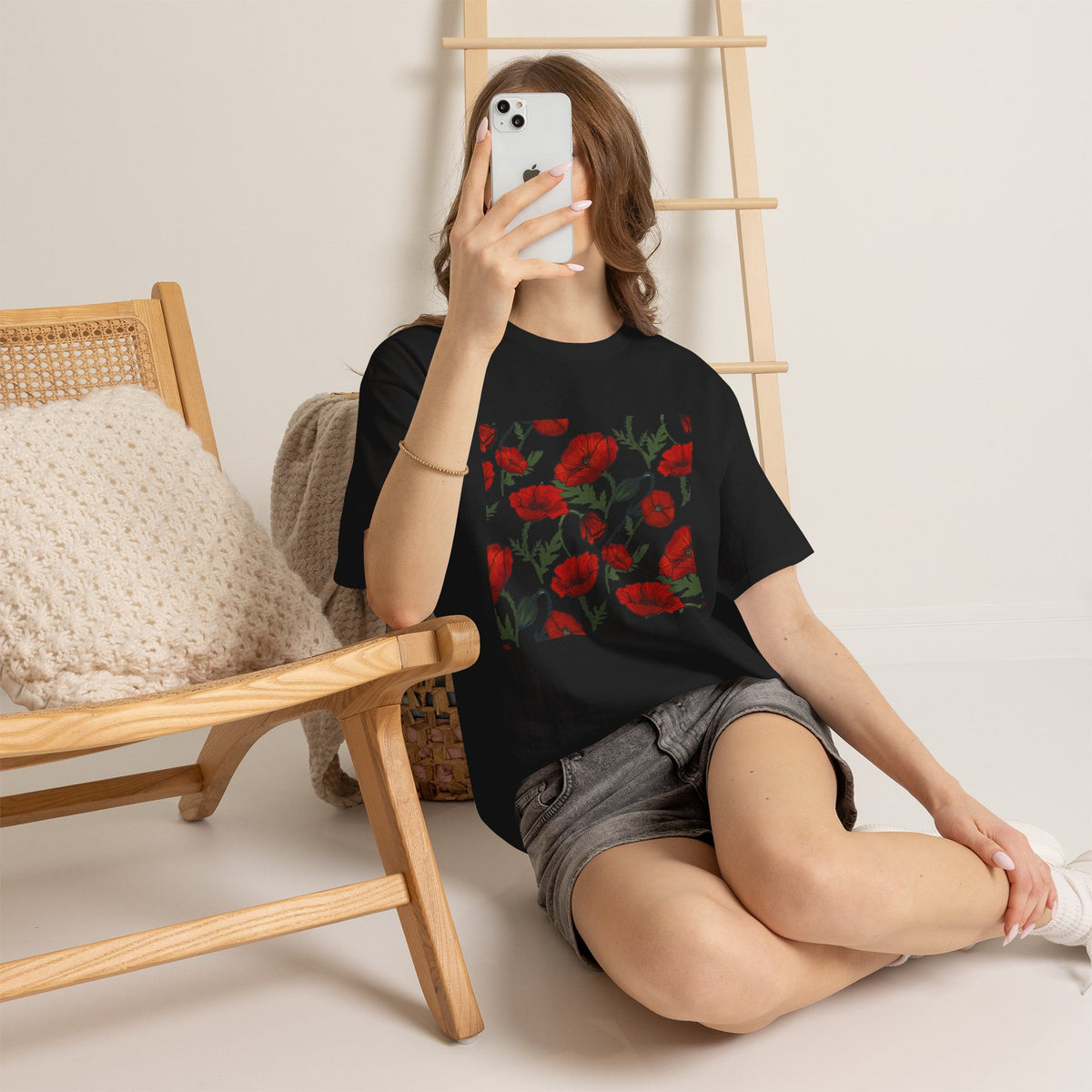Poppy Field Unisex Heavy Cotton Tee