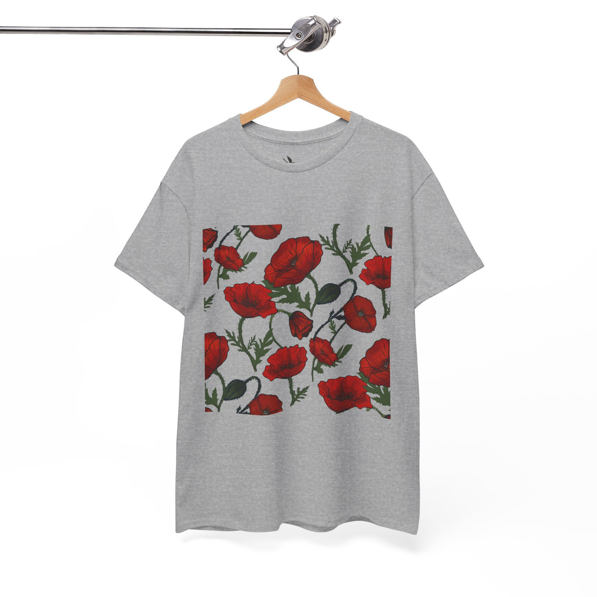 Poppy Field Unisex Heavy Cotton Tee