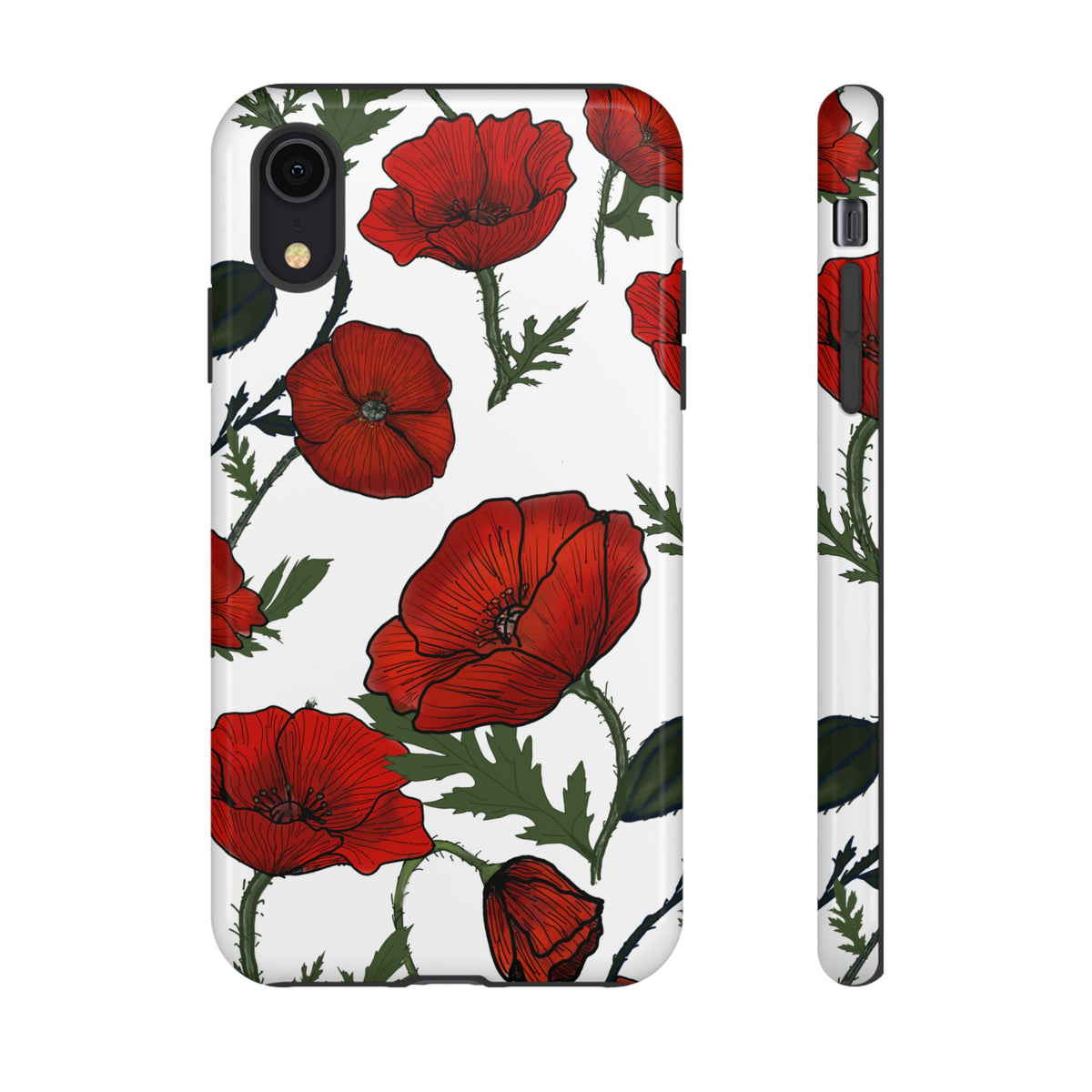 Poppy Field iPhone Tough Cases