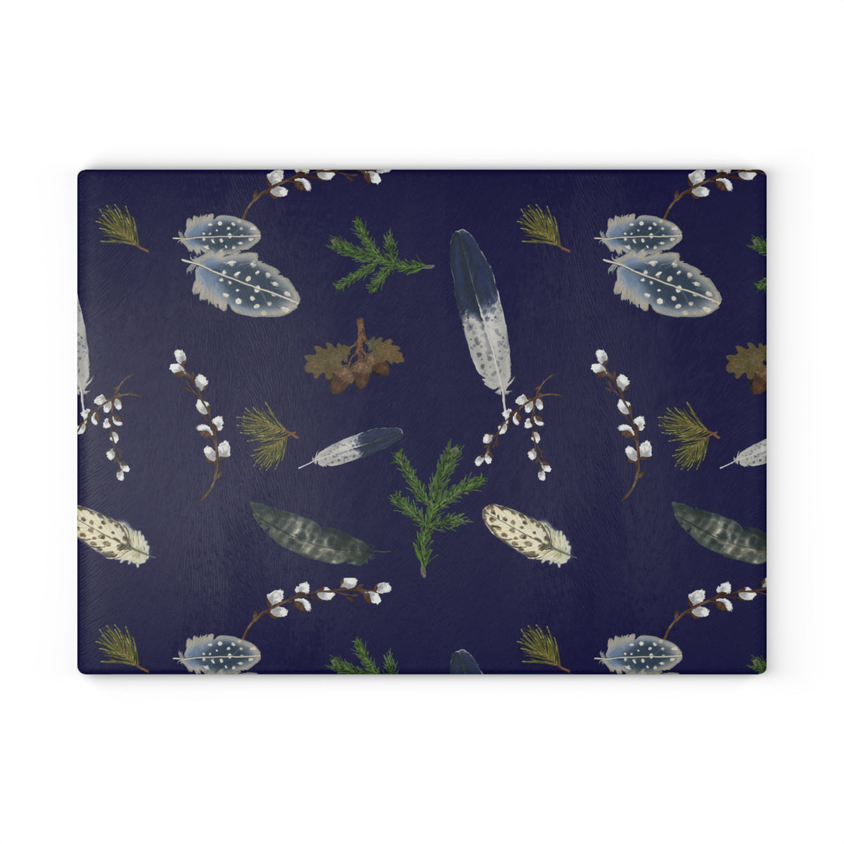 Forest Floor Glass Cutting Board