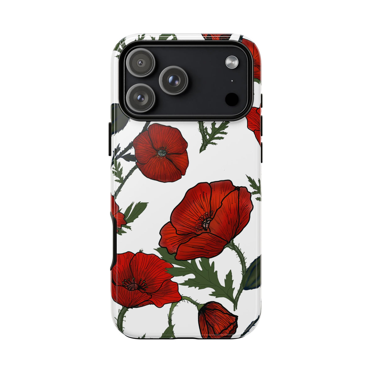 Poppy Field iPhone Tough Cases