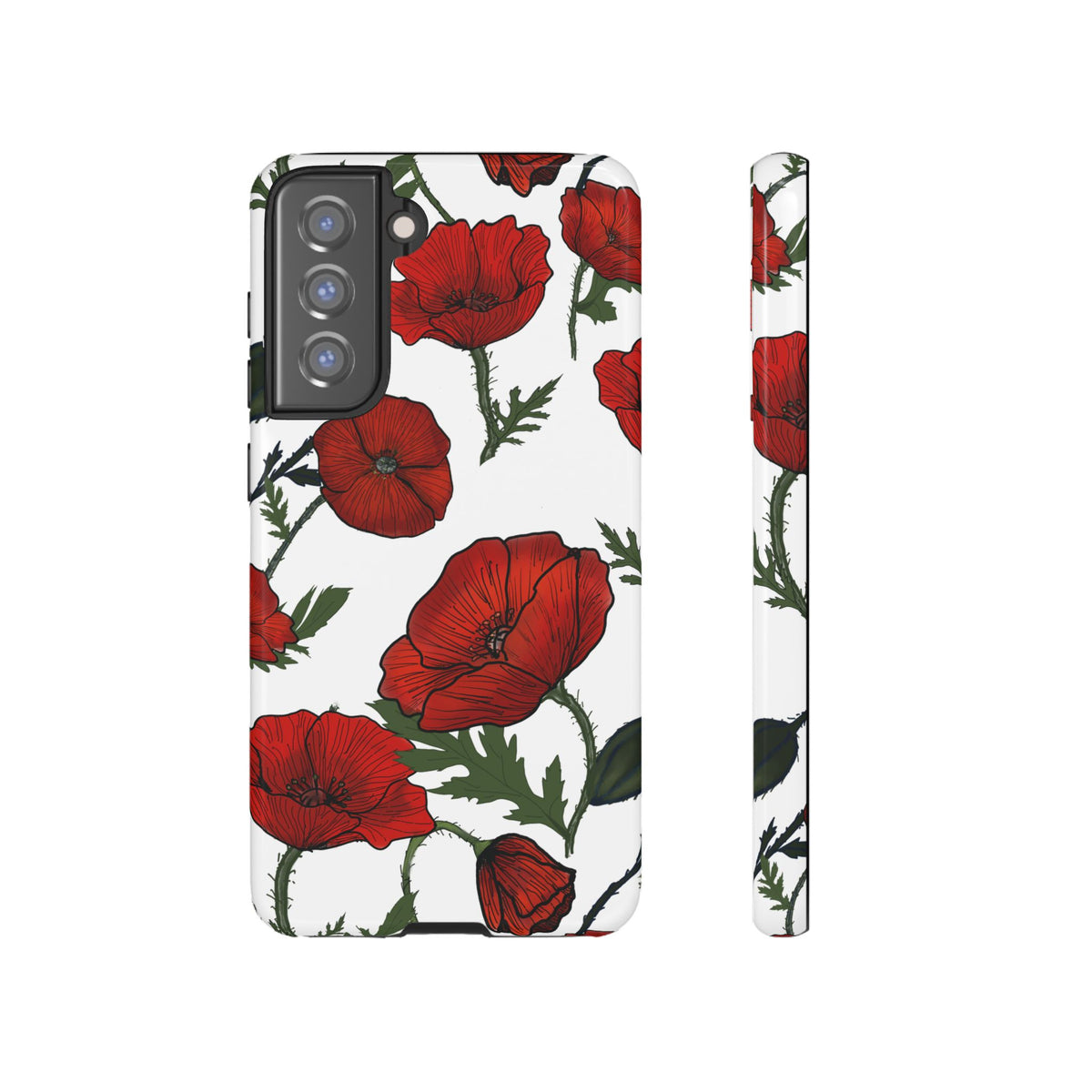Poppy Field Samsung Galaxy Tough Cases