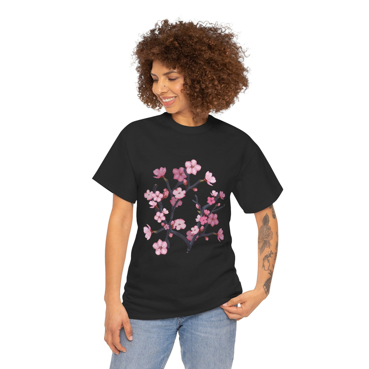 Cherry blossom Unisex Heavy Cotton Tee