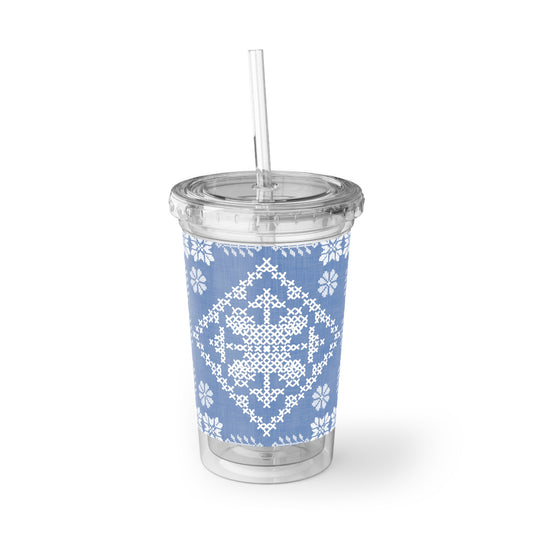 Tatreez Acrylic To Go Cup