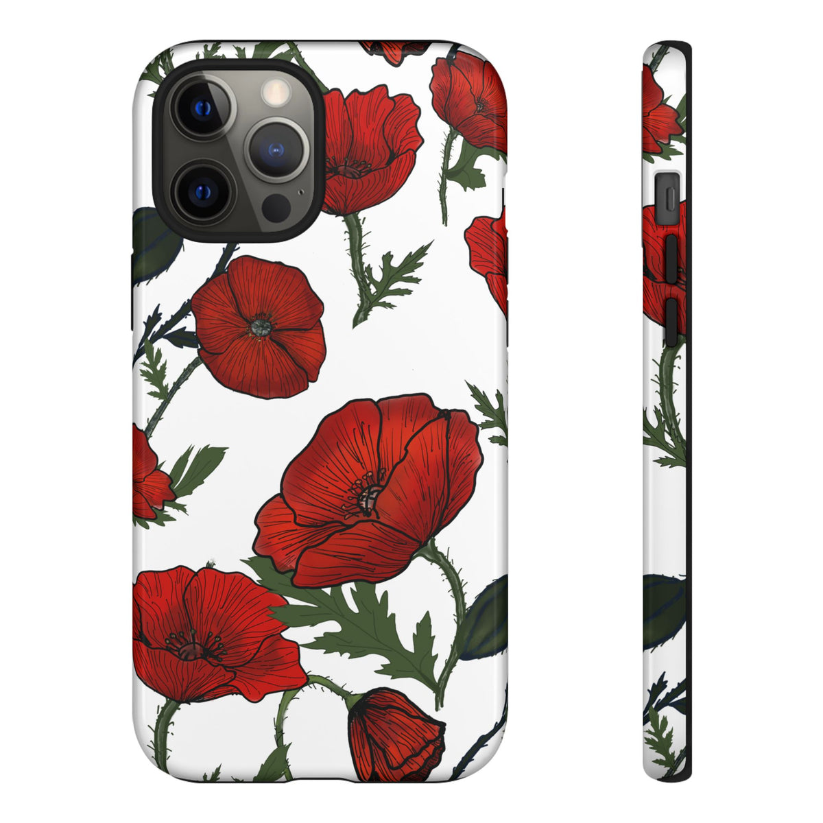 Poppy Field iPhone Tough Cases