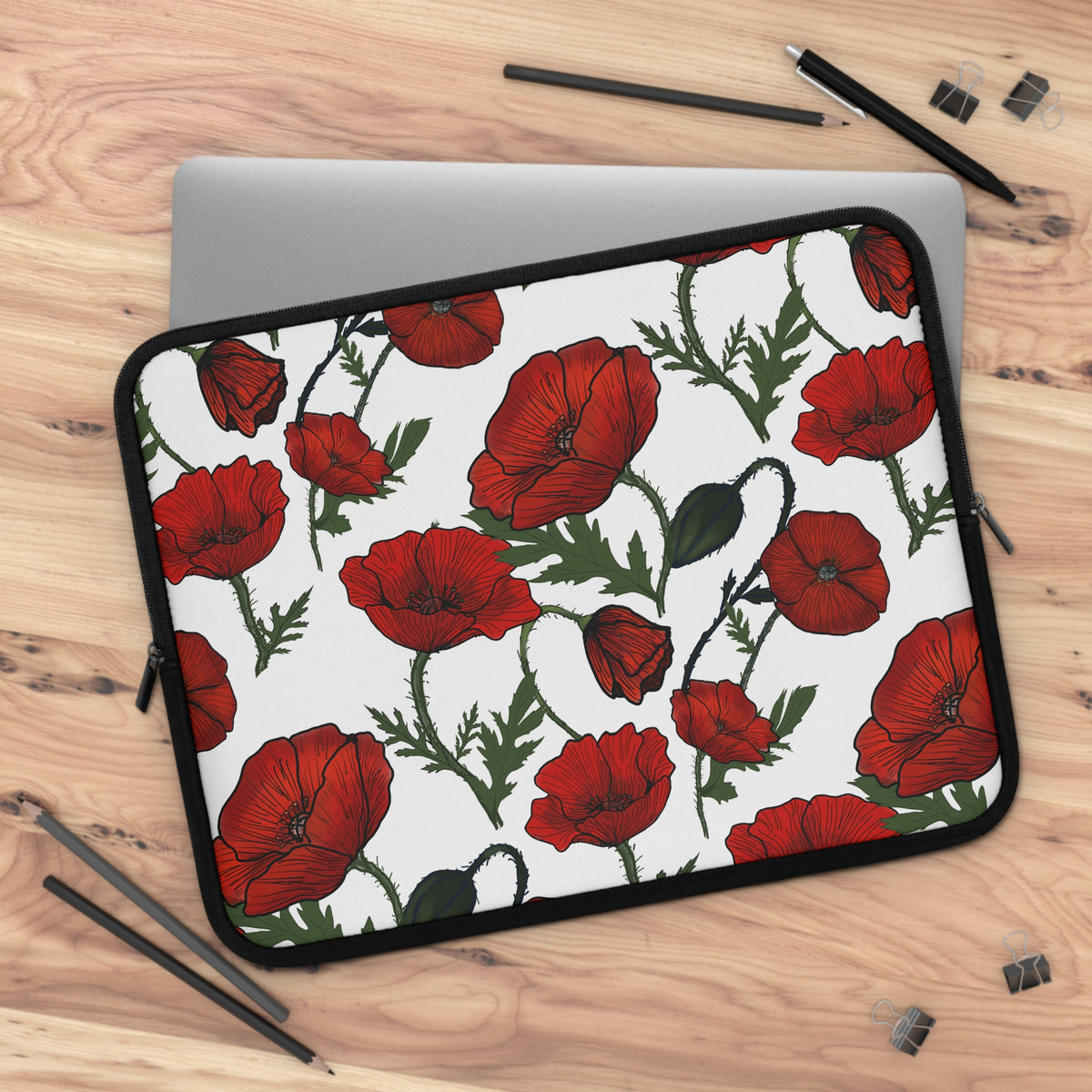 Poppy Field Laptop Sleeve