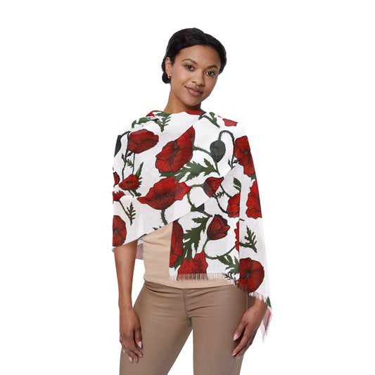 Poppy Field Light Weight Scarf