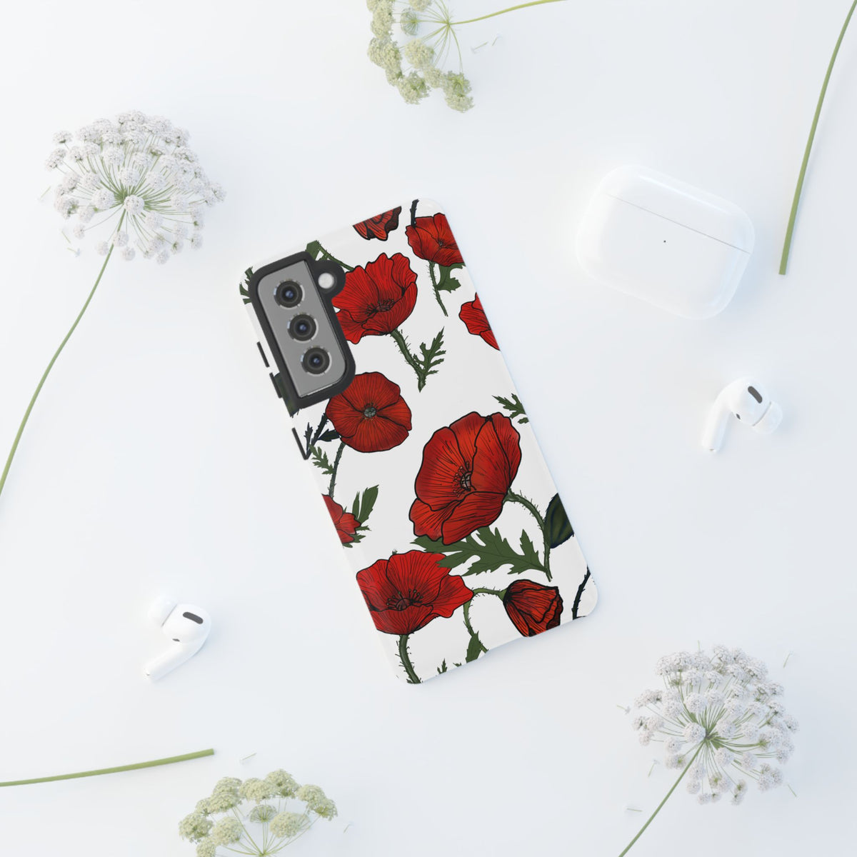 Poppy Field Samsung Galaxy Tough Cases
