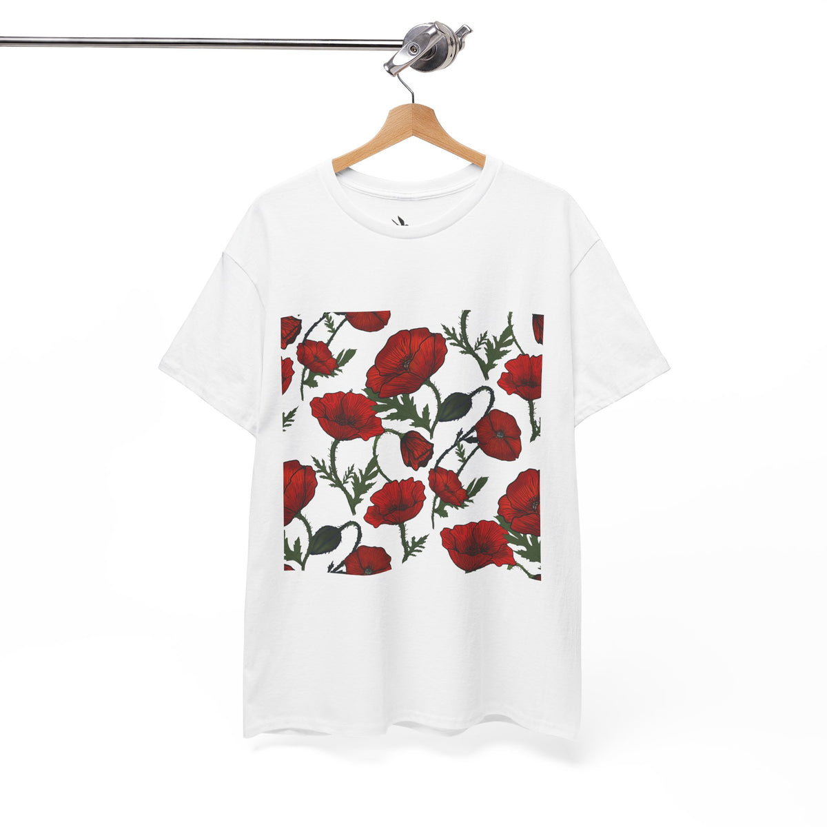 Poppy Field Unisex Heavy Cotton Tee
