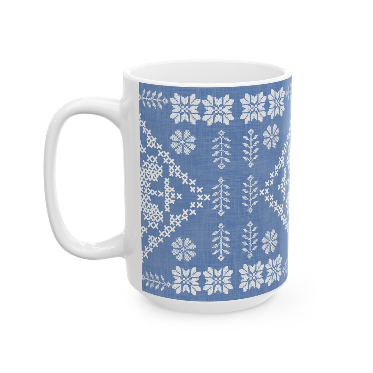 Tatreez  Ceramic Mug, (11oz, 15oz)