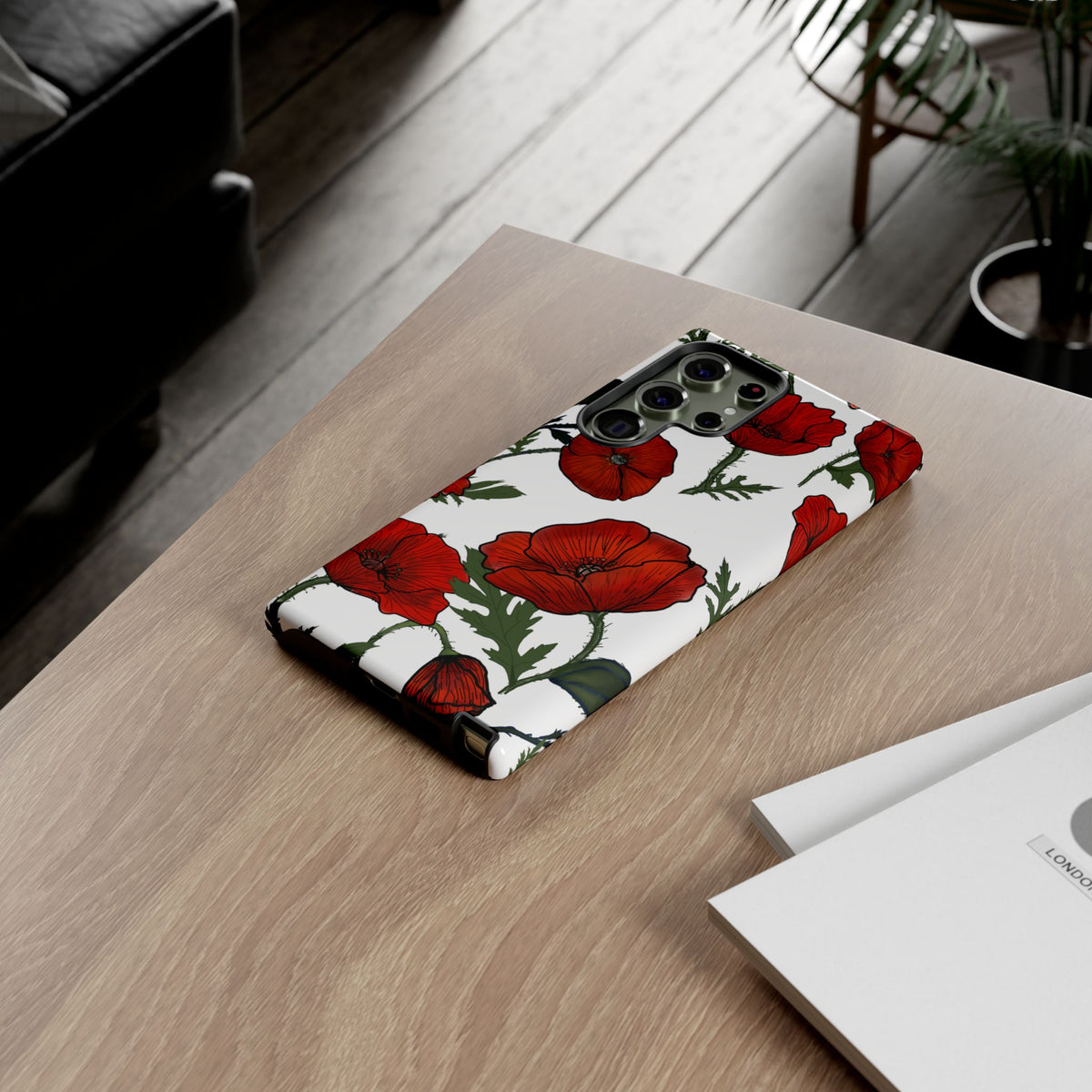 Poppy Field Samsung Galaxy Tough Cases