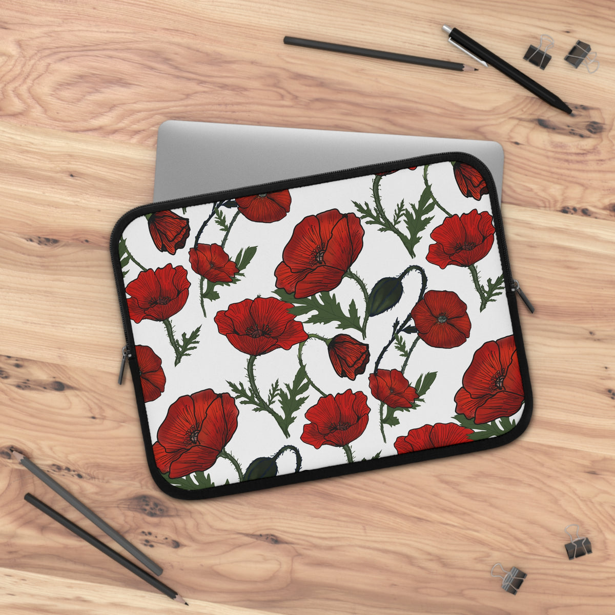 Poppy Field Laptop Sleeve