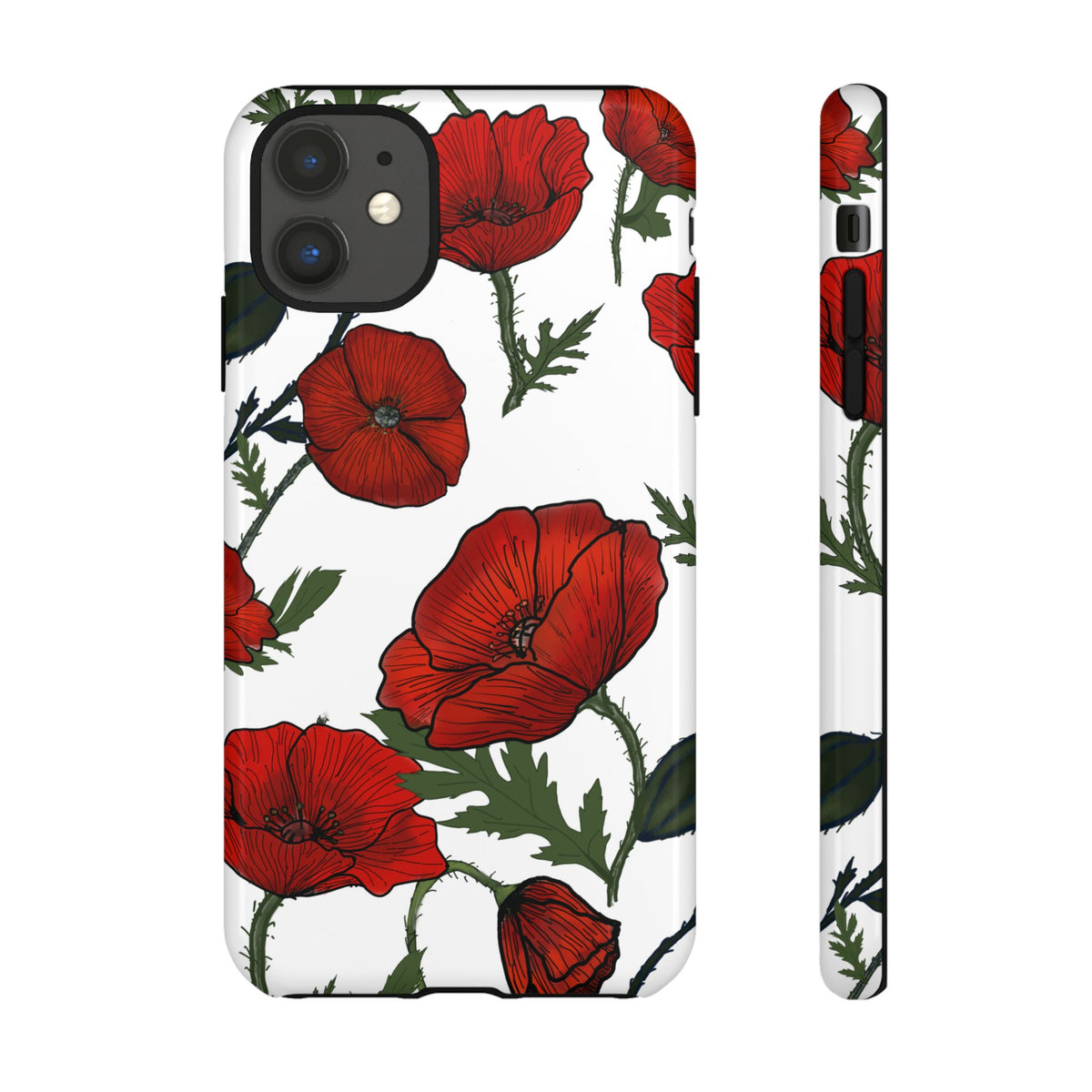 Poppy Field iPhone Tough Cases