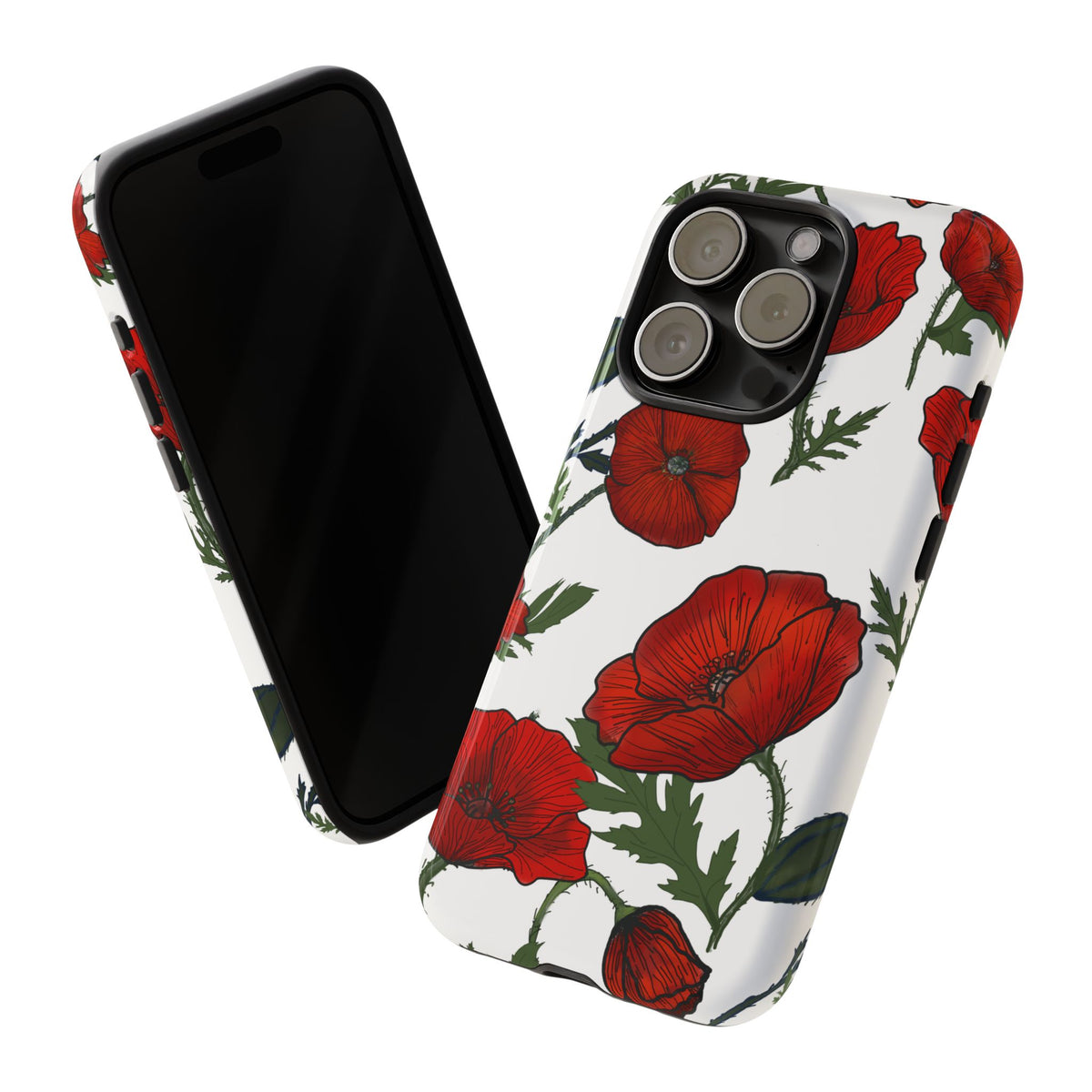 Poppy Field iPhone Tough Cases