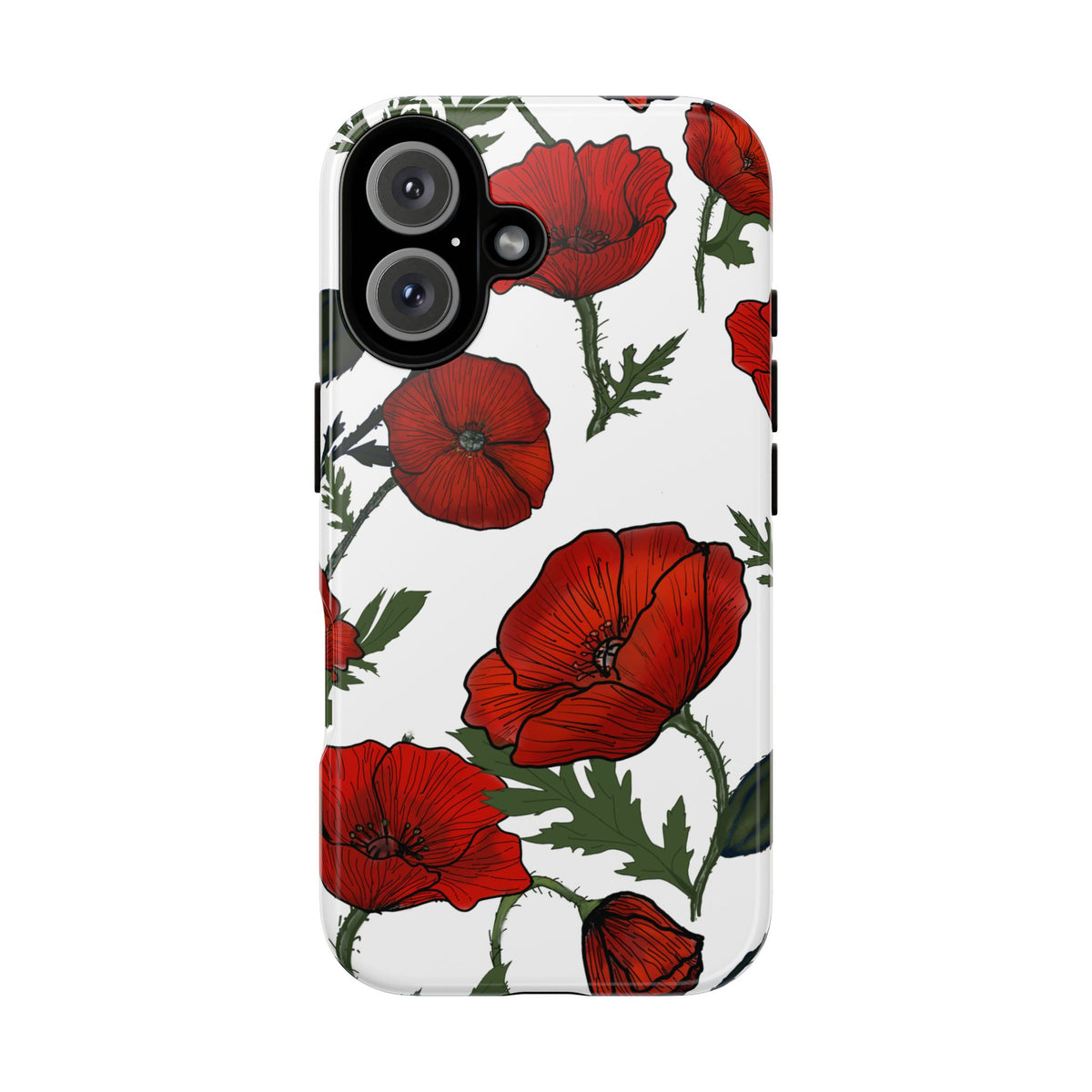 Poppy Field iPhone Tough Cases