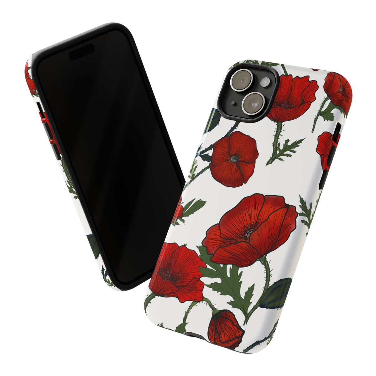 Poppy Field iPhone Tough Cases