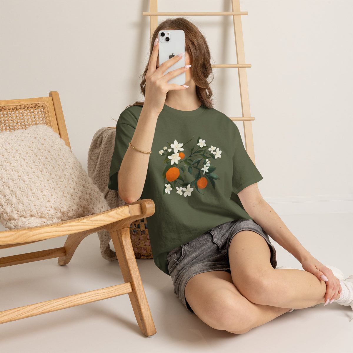 The Grove Unisex Heavy Cotton Tee - Orange Blossom