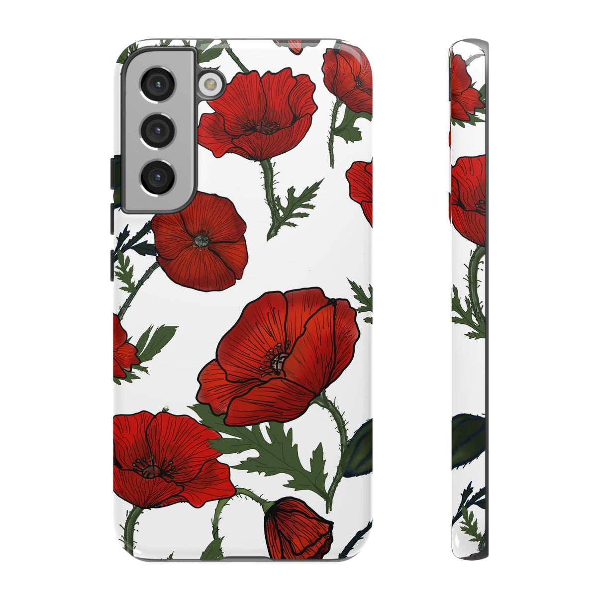 Poppy Field Samsung Galaxy Tough Cases