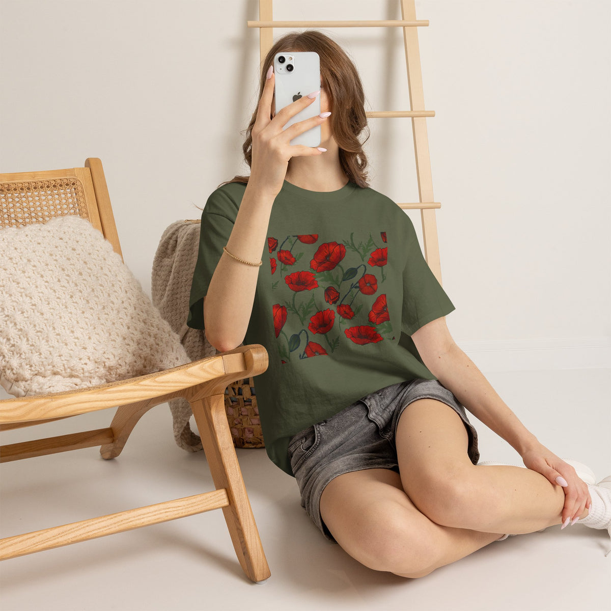 Poppy Field Unisex Heavy Cotton Tee