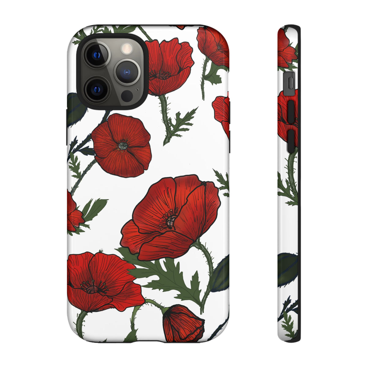 Poppy Field iPhone Tough Cases