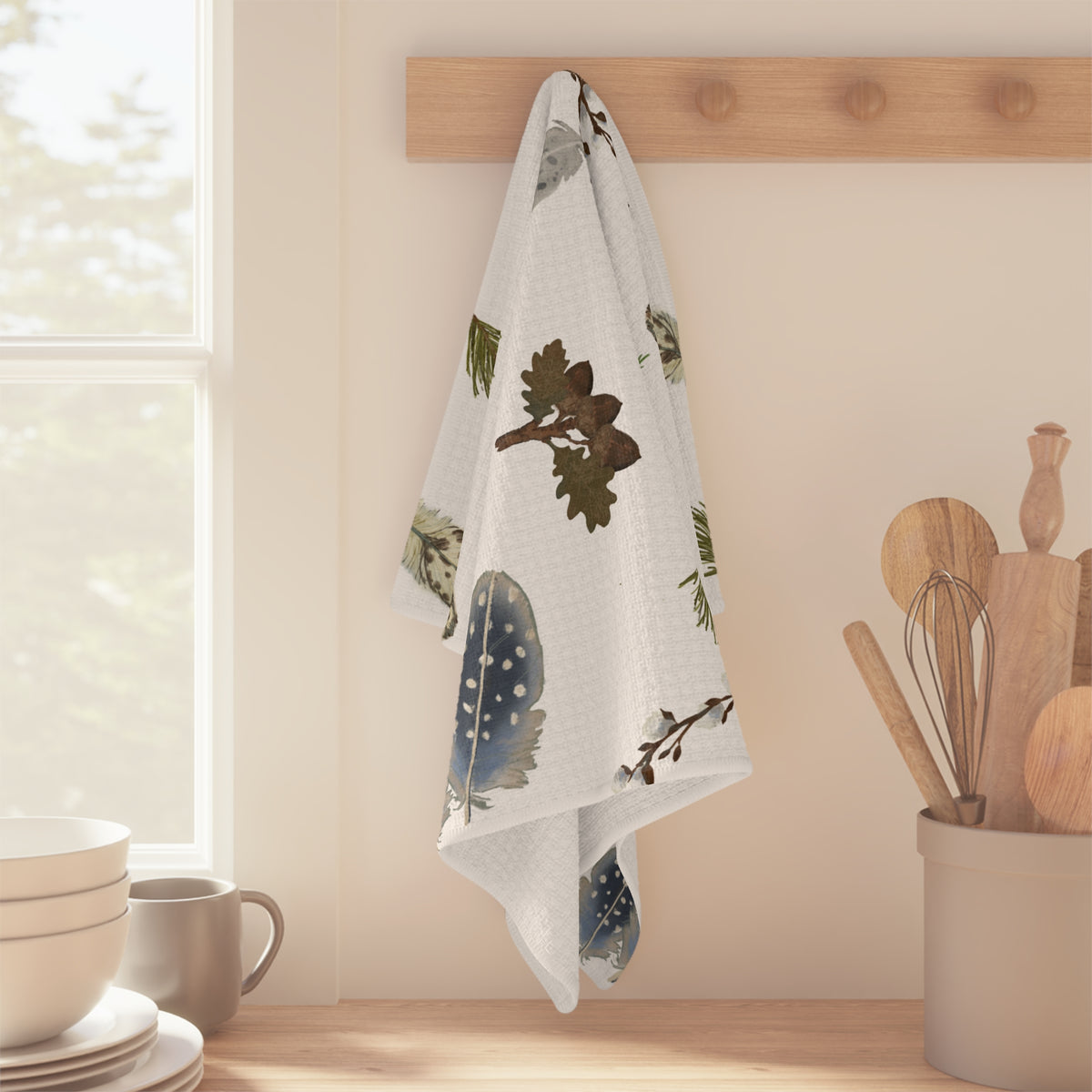 Forest Floor Microfiber Tea Towel