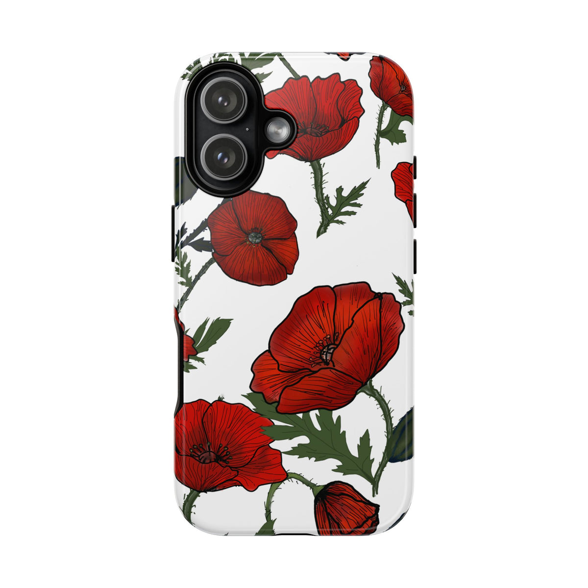 Poppy Field iPhone Tough Cases